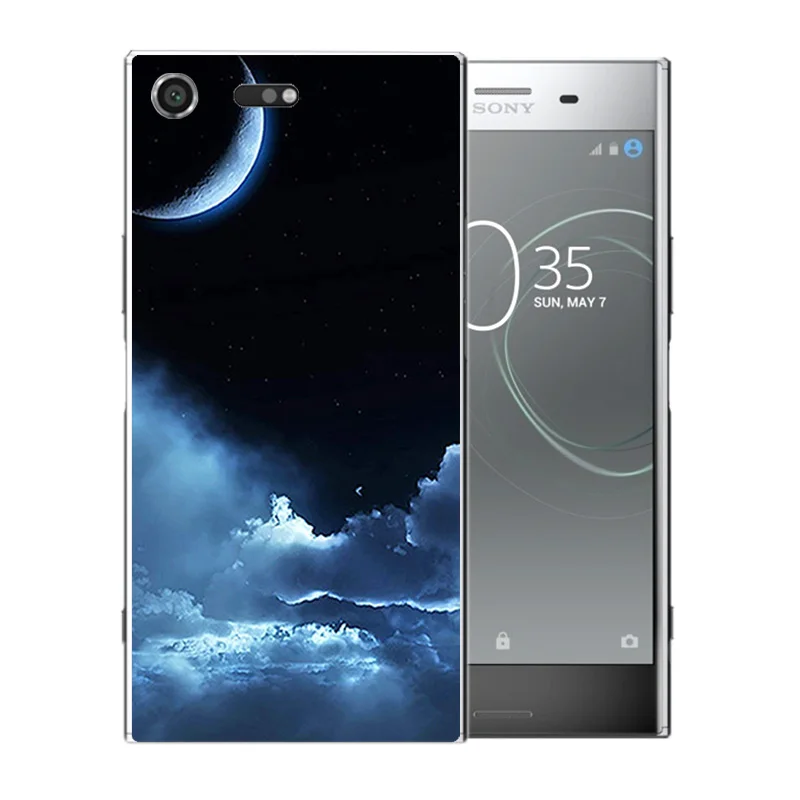Для Sony Xperia E5 XA2 XZ3 XA XZ110 Plus Мягкий силиконовый чехол из ТПУ с ручным рисунком для XZ