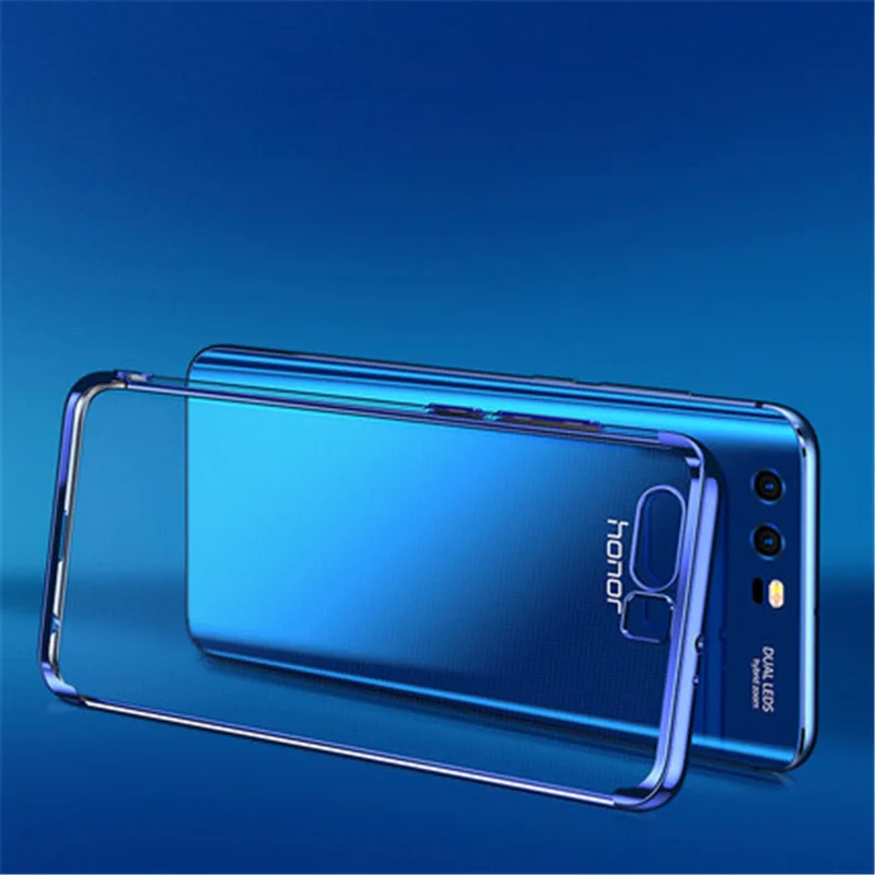 Чехол для Huawei Honor 9 10 V10 силиконовый чехол Прозрачная мягкая задняя крышка