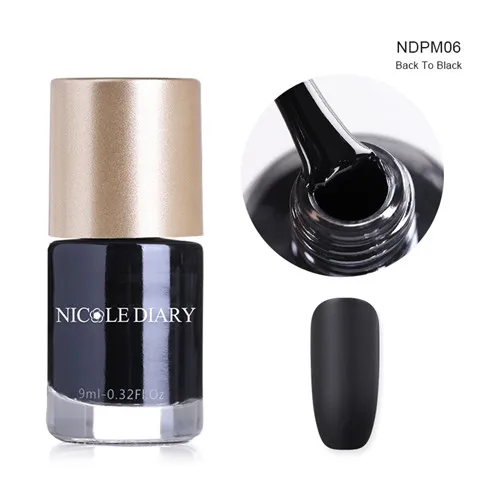 NDPM06 NICOLE DIARY 9 мл Лак для ногтей цветной зеркальный голографический лак для ногтей Декоративный маникюр лак для ногтей - Цвет: NDPM06