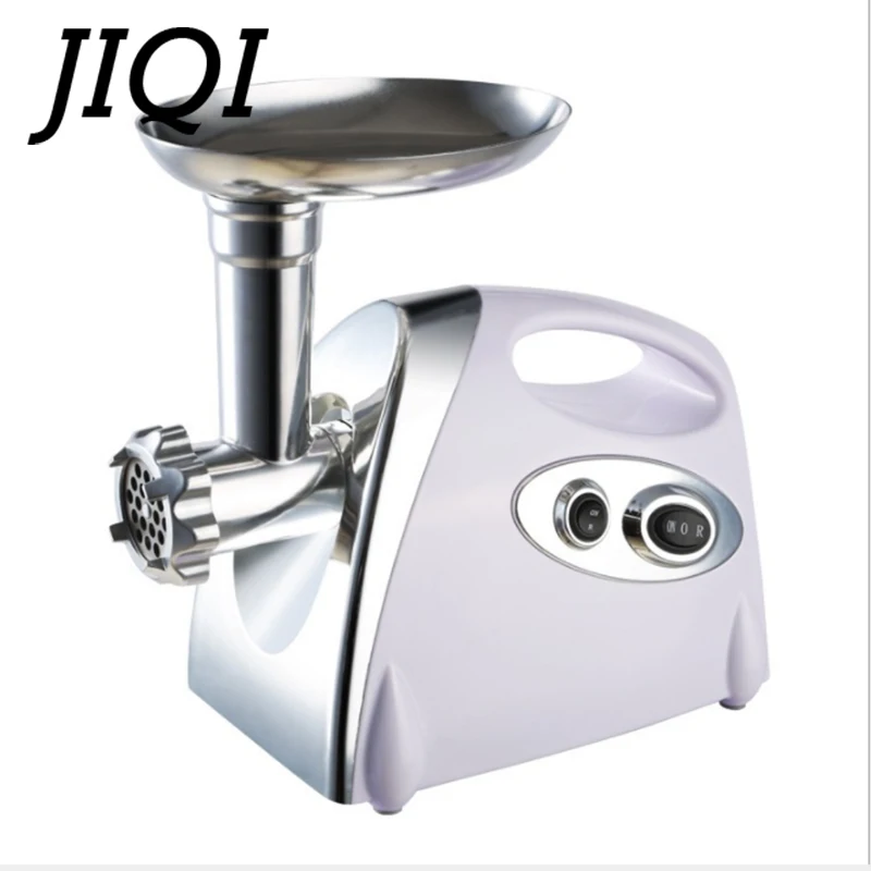 

JIQI Multifunctional Home Electric Meat Grinder chopper Stainless Steel Sausage Stuffer Mincer Maker Kitchen Tool