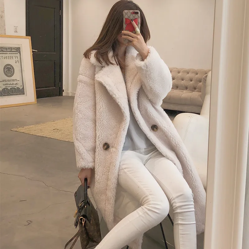 Новинка Осень-зима 2018 импортное длинное пальто из импортной овечьей шерсти