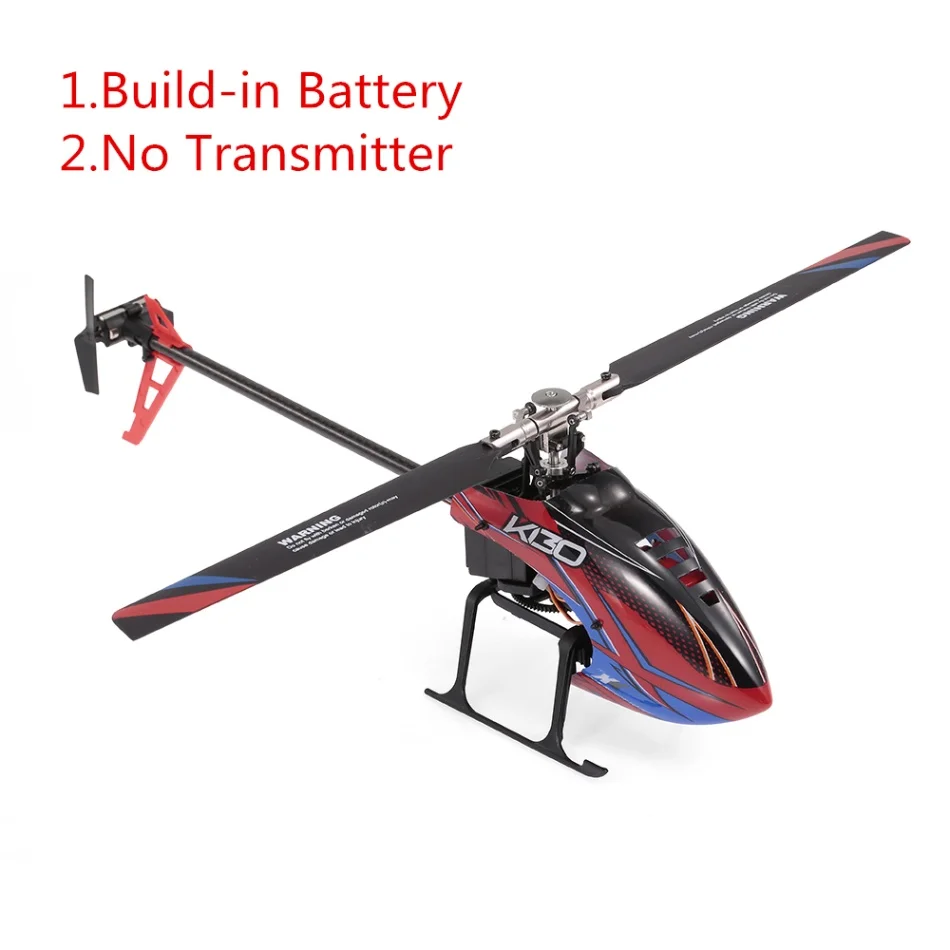 WLtoys XK K130 2,4G 6CH Радиоуправляемый вертолет и передатчик с 9200KV бесщеточный 3D6G Flybarless FUTABA S-FHSS трюк с 3 батареями - Цвет: 1B No Transmitter