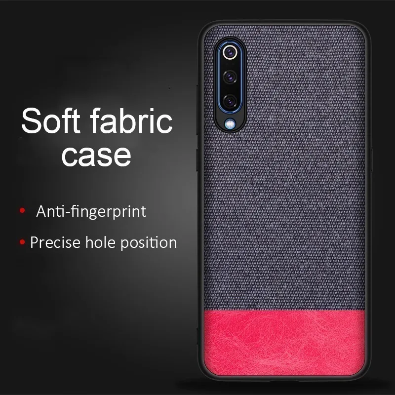 Чехол для Xiaomi Mi 9 Se чехол Роскошная ткань полная упаковка противоударный телефона