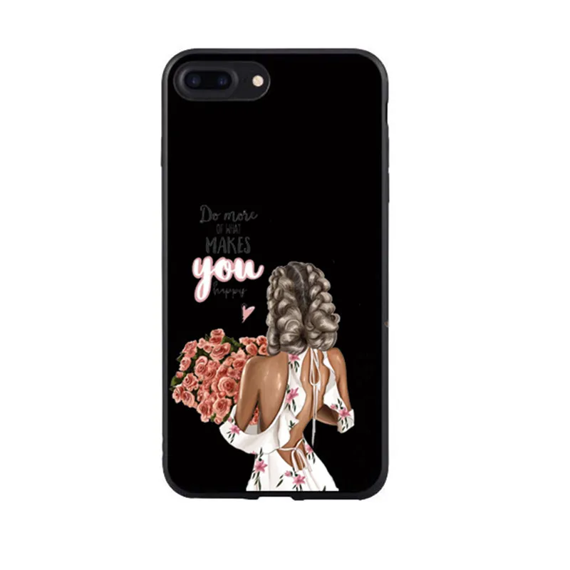 TPU Goddess VOGUE Art Princess для девочек, мягкий силиконовый чехол для iPhone 11 11Pro Max X XR XS Max 8 7 6 PLUS 5 - Цвет: TPU