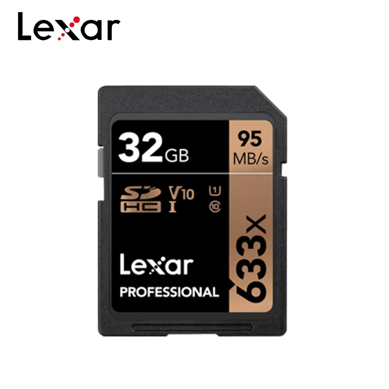 Lexar карта памяти 128 Гб SD Card 64 Гб флэш-карты 633x U3 SDHC/SDXC карты памяти 32 Гб UHS-I карты C10 Макс 95 МБ/с. sd-карты для Камера
