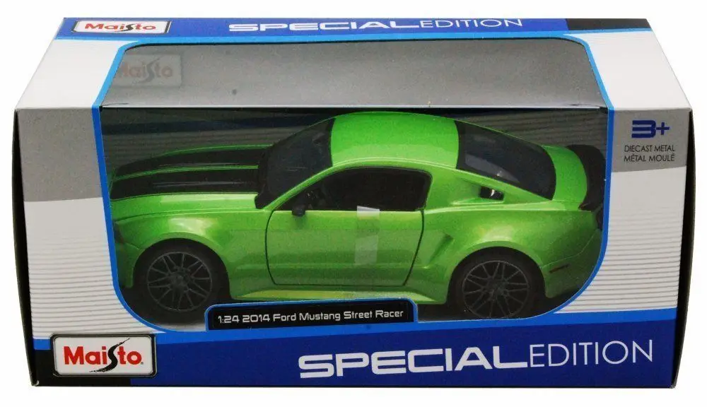 Maisto 1:24 2014 Ford Mustang уличный гонщик литья под давлением модель гоночный автомобиль
