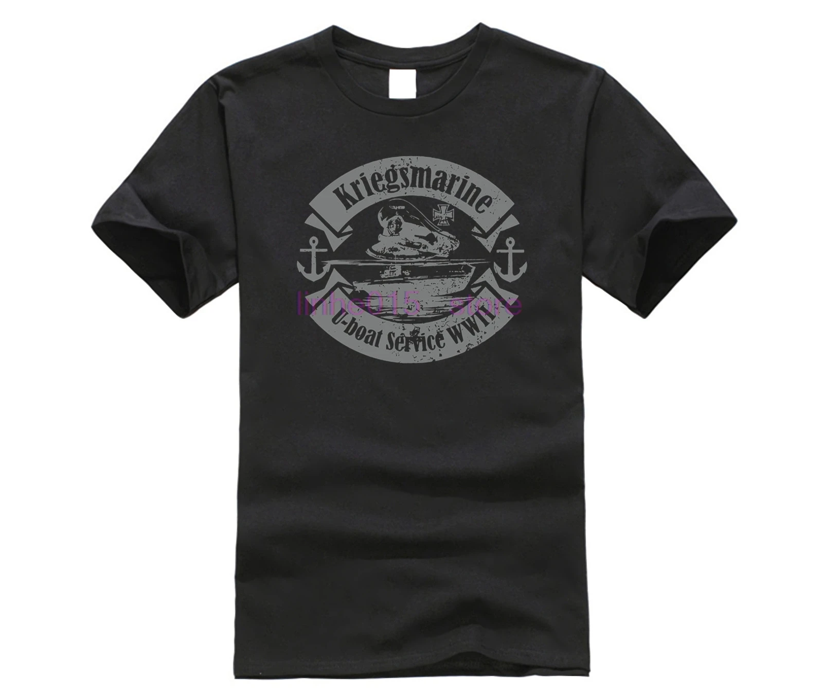 2019 модная футболка с коротким рукавом WW2 немецкая подводная лодка Kriegsmarine U сервис