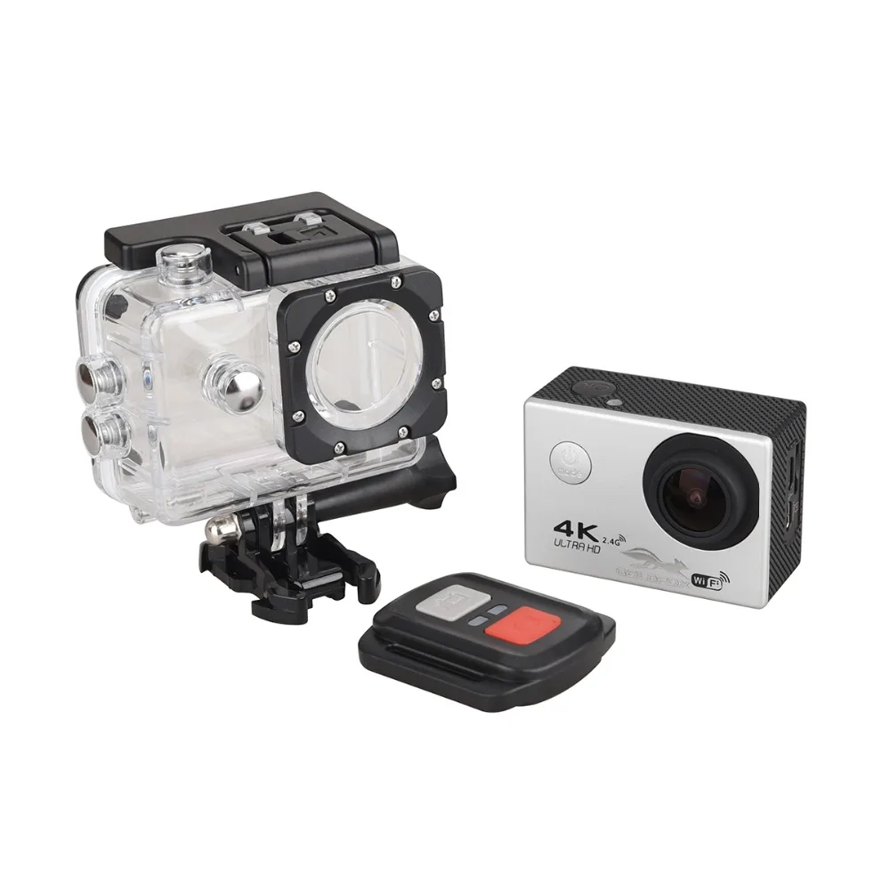Экшн-камера GOLDFOX F60/F60R Ultra HD 4K WiFi 1080P DV Sport 2,0 lcd 170D объектив go Водонепроницаемая pro Hero style велосипедная камера на шлем