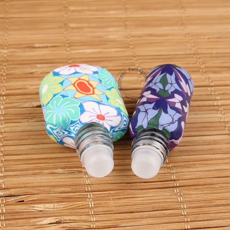 50 шт./лот оптовая продажа 5 мл стеклянная бутылка для духов с мягкими цветочными