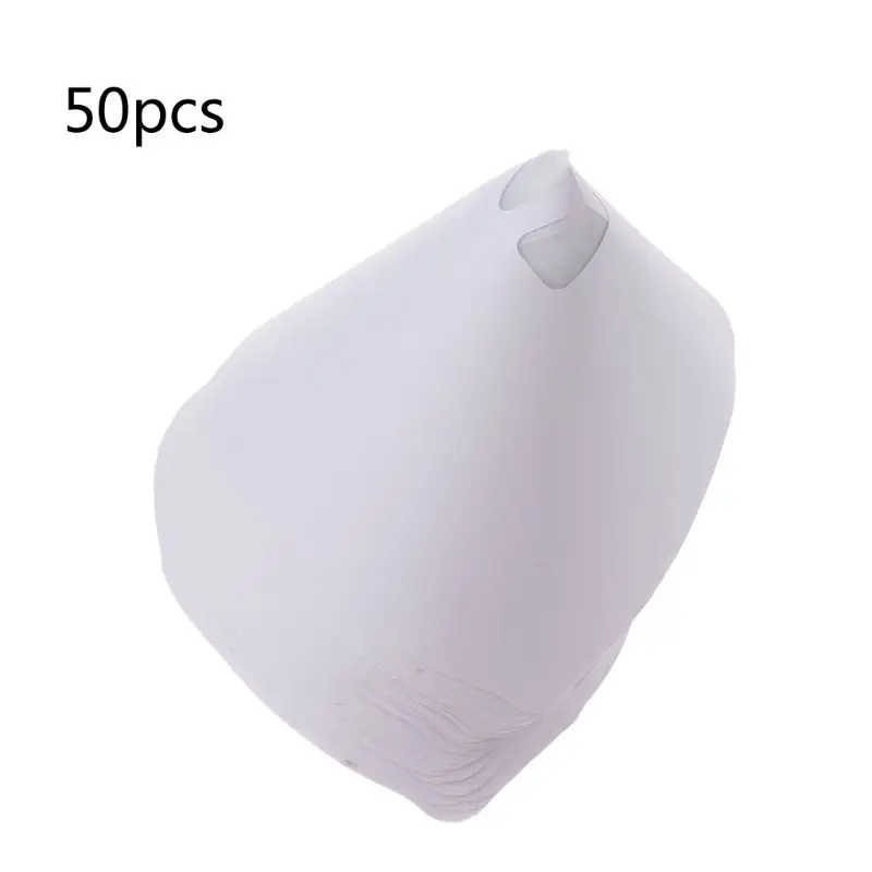 50pcs Mesh Conical Nylon Micron Paper Paint Strainer Filter Purifying Straining Cup Funnel Disposable New