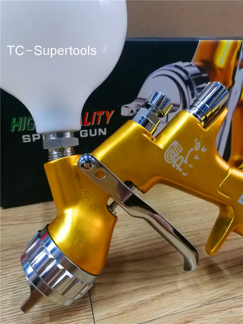 Профессиональный LISSON GTI pro lite Золотая Живопись пистолет TE20/T110 1,3 мм Насадка пистолет-распылитель краска пистолет на водной основе Воздушный пистолет