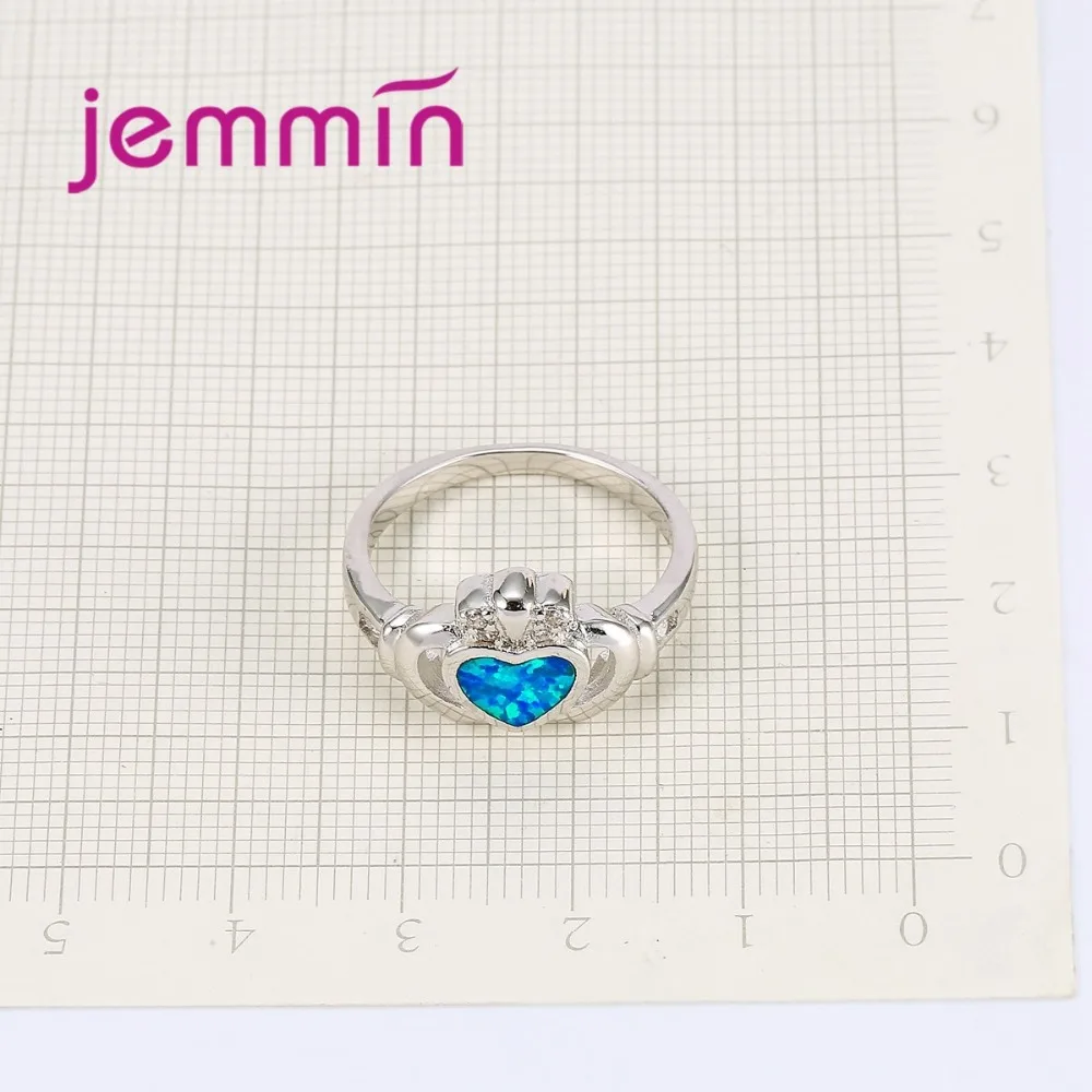 

New Create Particular Pretty Heart Ring Trendy Brand Jewelry for Women Hot 925 Sterling Silver Ring Female Finger Loop