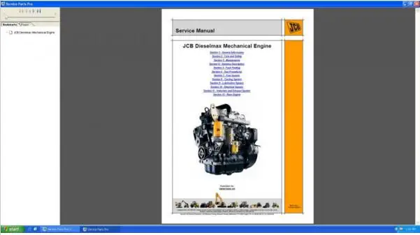 Компактные руководства по обслуживанию JCB 2017 + каталог запасных частей SPP 1 18|parts