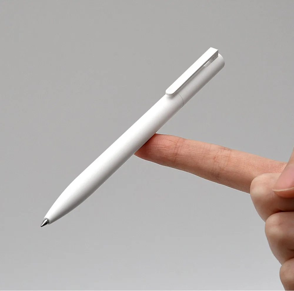 Новинка, 10 шт, Xiaomi mi, гелевая ручка без крышки, ручка для письма, Япония mi kuni, черные чернила, гладкая, 0,5 мм, швейцарская ручка для заправки, быстросохнущая ручка