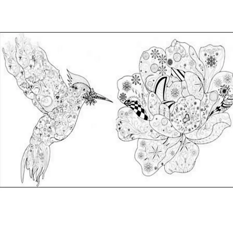 Mysterious Garden Coloring Book For Adult Children Graffiti Painting Drawing Secret Style Antistress Art Colouring Books |