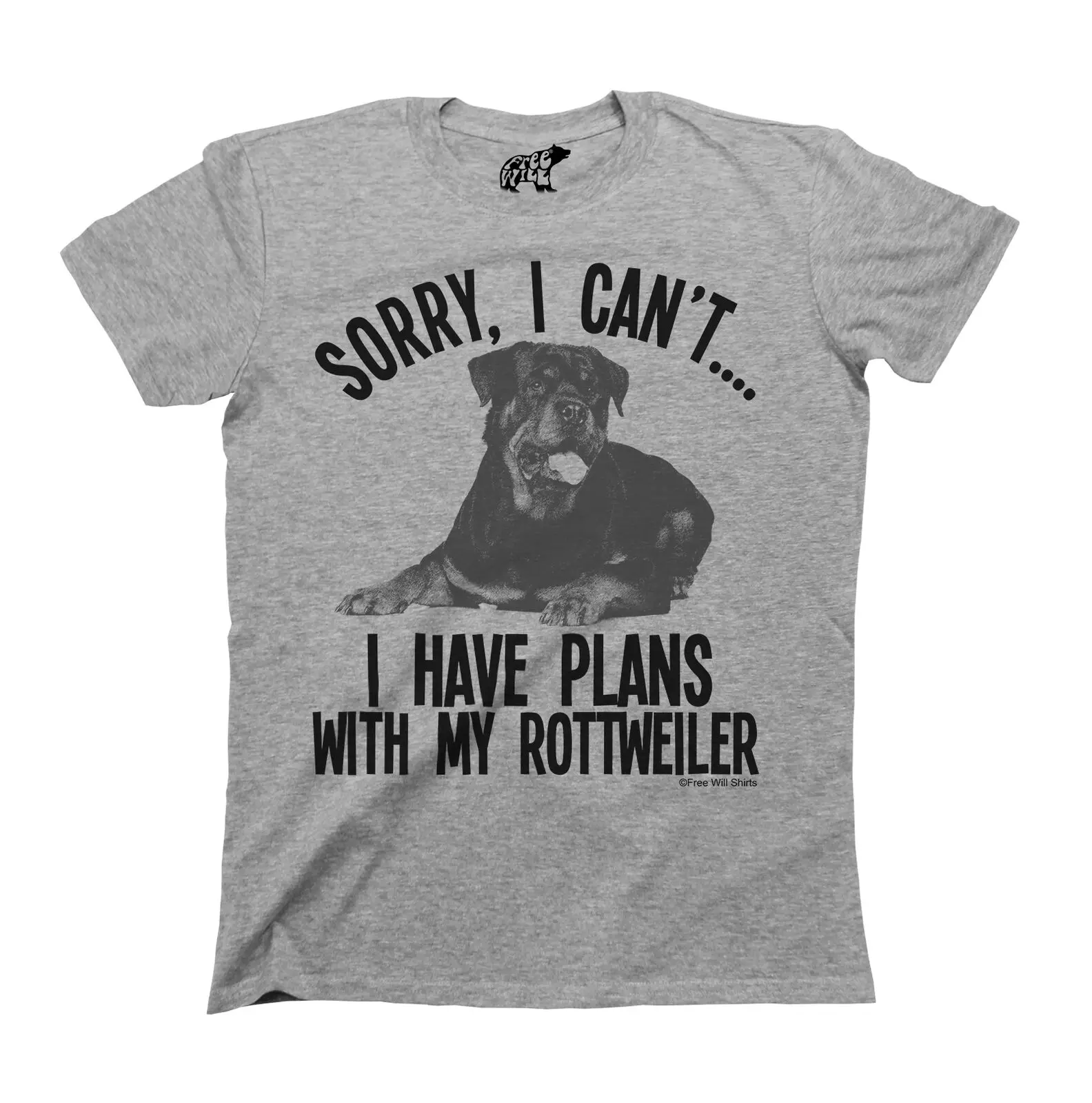 Извините я не могу I Have Plans With My Собака Ротвейлер футболка для мужчин женщин