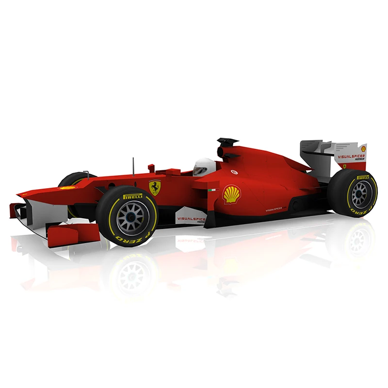 Транспорт 91 см длинный F1 гоночный автомобиль 3D бумажная модель бумага для ручных