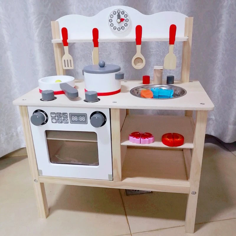 Детский камин ролевые игрушки собирать деревянные игрушки кухня с кухонной посуды Набор Обучающие игрушки для приготовления пищи подарок на день рождения