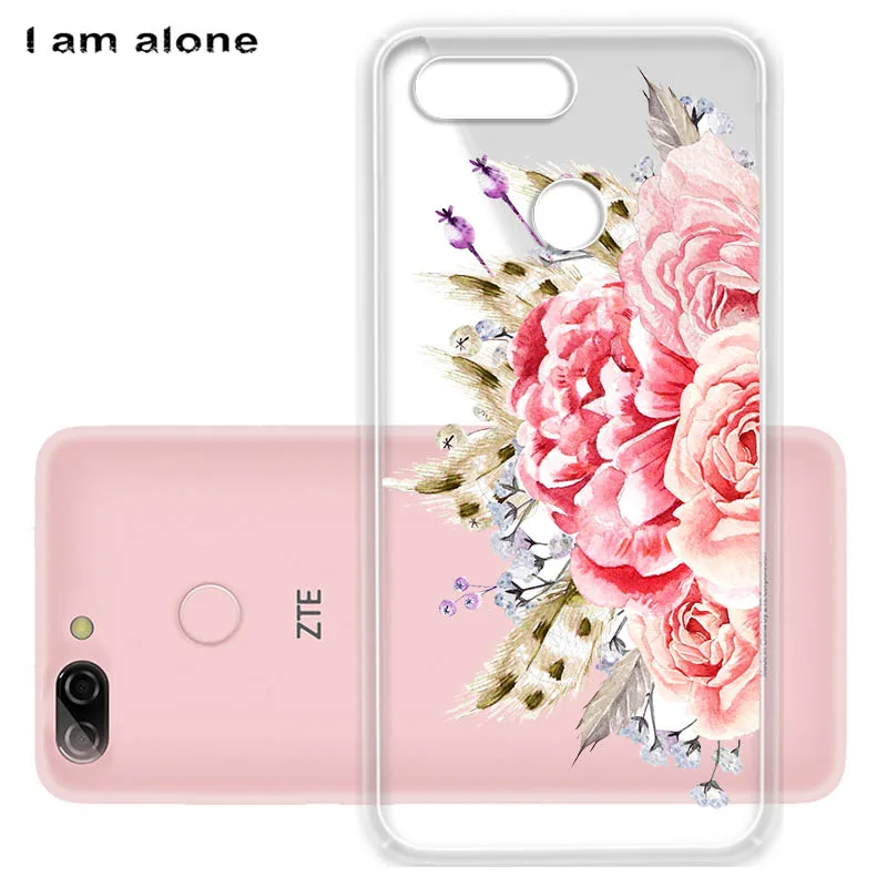 Solf TPU BT63 Чехлы для телефонов I am alone для zte Blade V9 Vita, 5,45 дюймов, мягкие сумки из ТПУ, Модный милый мобильный телефон для zte V9 Vita - Цвет: Solf TPU BT63