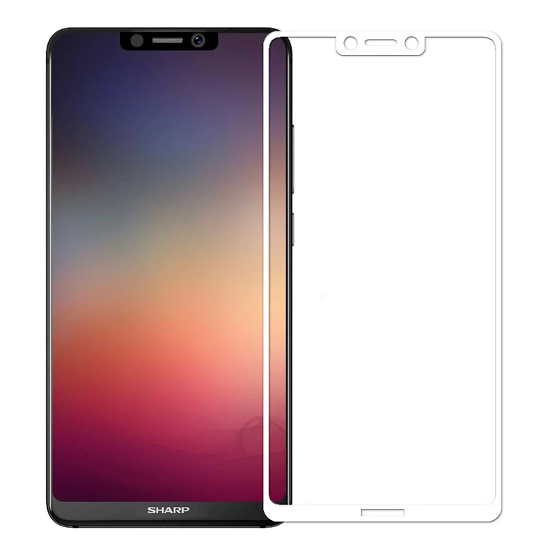 2 шт. закаленное стекло для Sharp Aquos S3 защита экрана мобильного телефона 3D полное