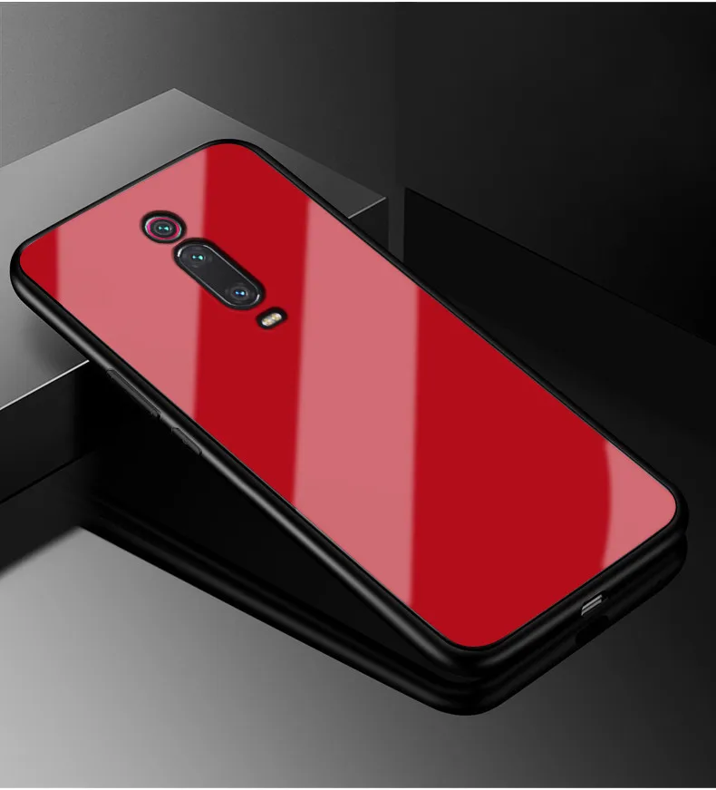 15 Для Xiaomi mi 9 T чехол mi 9 T Pro PC Пластиковый стеклянный чехол для телефона черный ТПУ бампер чехол для Xiaomi mi 9 T Pro mi 9 T mi 9 T Pro 6,39 чехол - Цвет: 15