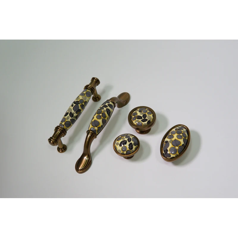 Элегантные фарфоровые ручки и кухонные для дверей шкафов опт 10 шт./партия|door handles