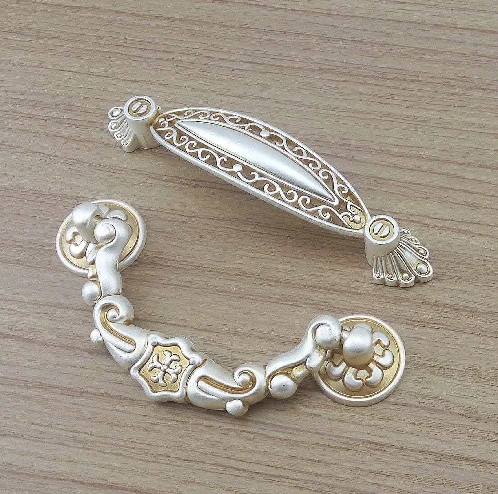 96 мм антикварная серебряная Мебельная фурнитура ручки выдвижные кухонные шкафы