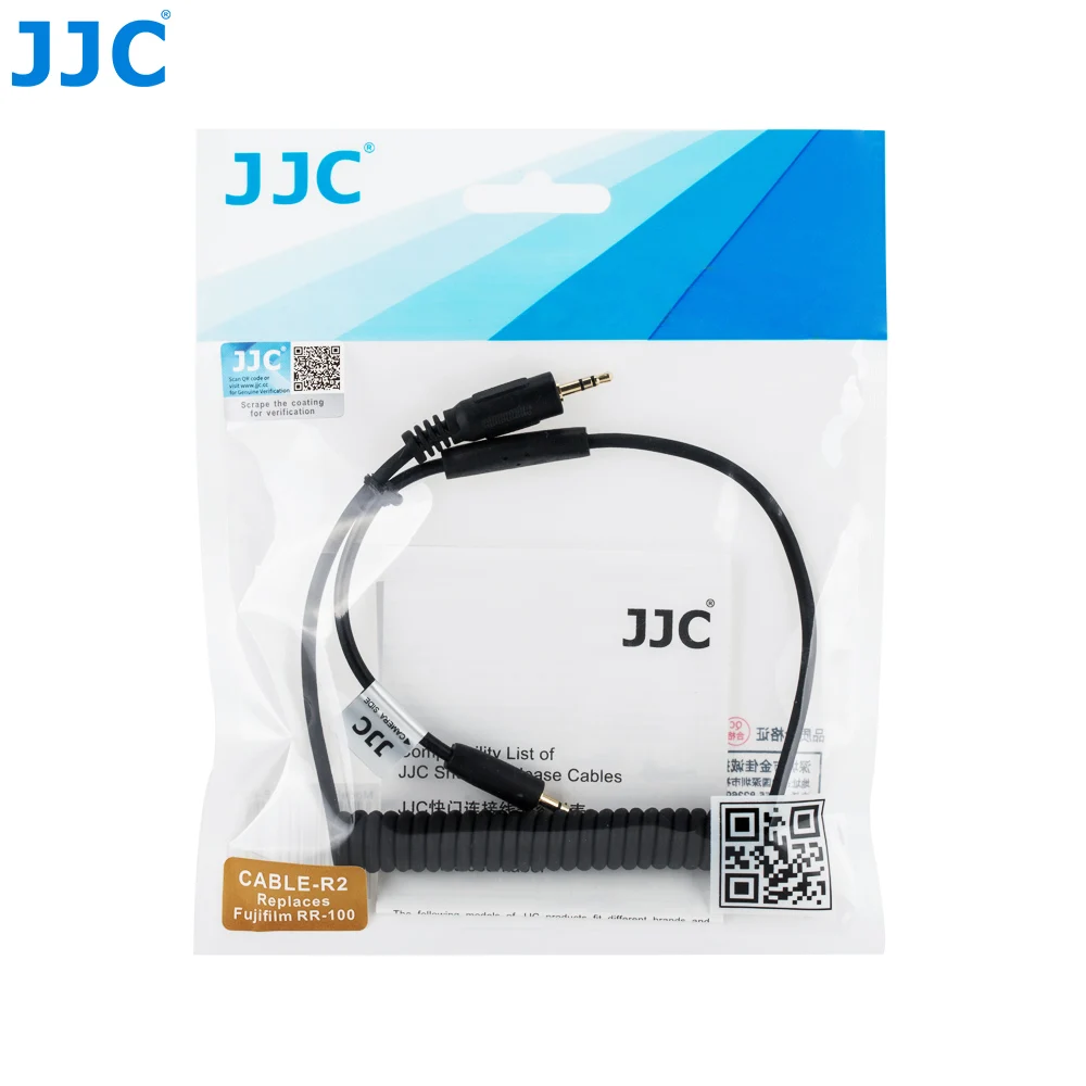 JJC Cable R2 кабель спуска затвора заменяет Fujifilm RR 100 для FUJIFILM GFX 50 S/X H1/X Pro2/X T3/X T2/X T1/X
