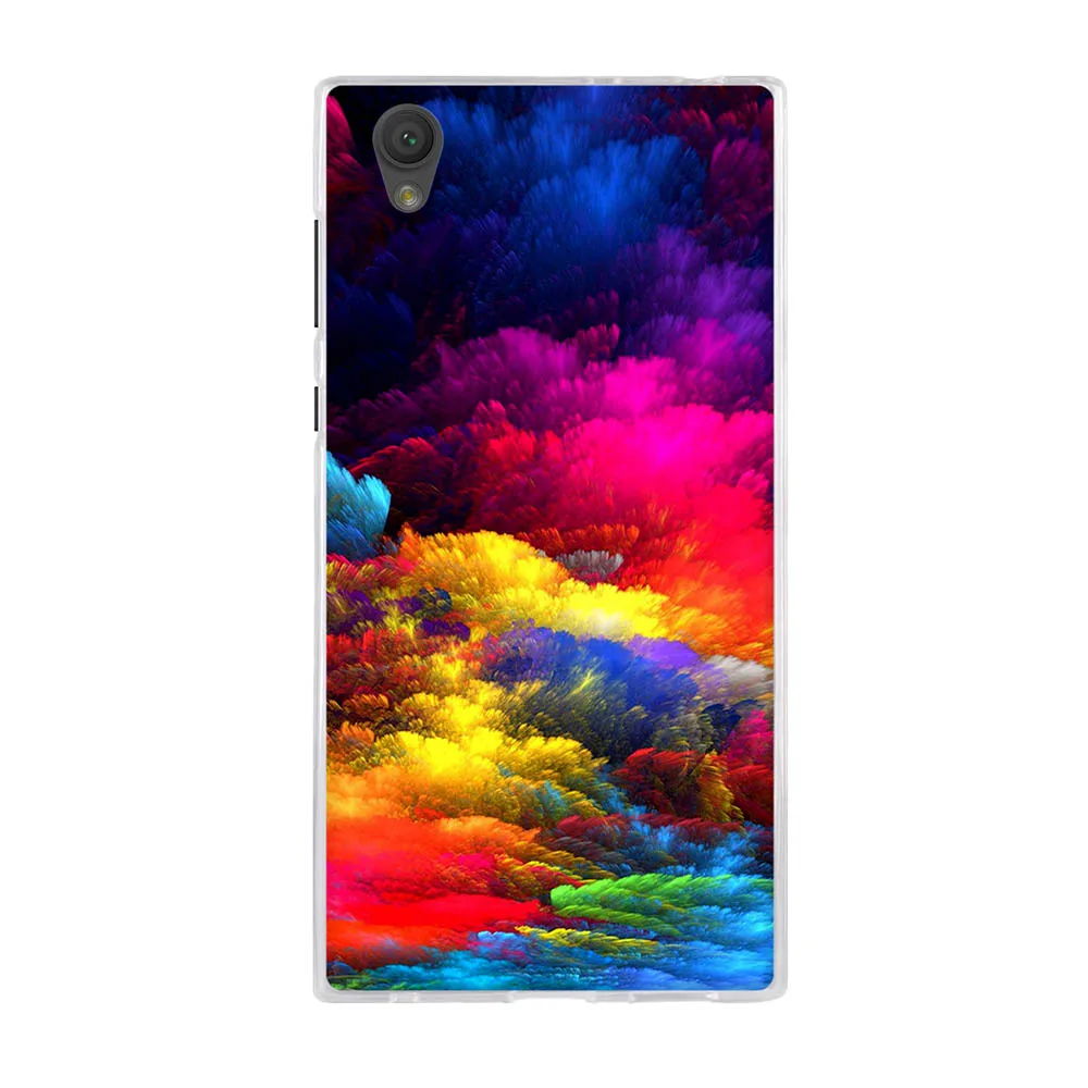 Чехол из ТПУ для Sony Xperia L1 G3311 G3312 чехол с окрашенным рисунком чехлы телефонов сумка