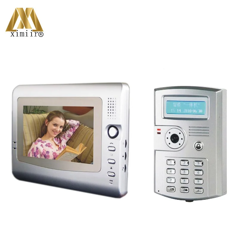 

Access Control Video Door Bell Door Intercome 7" Video Door Phone For Villa V7C-D