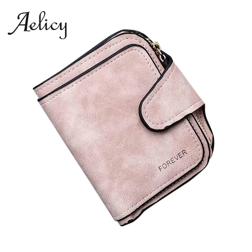 Aelicy кошелек для монет фирменная Новинка wo мужчин матовый двойной короткий из