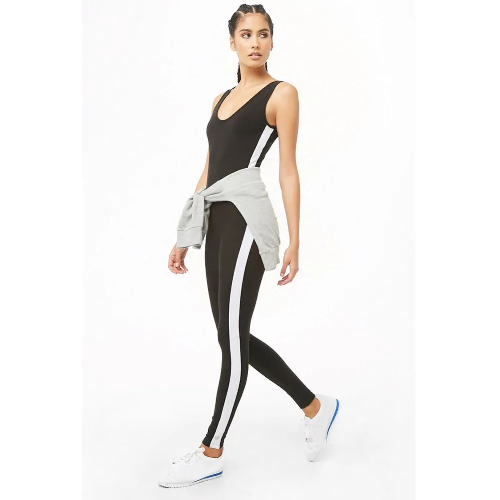 Новый модный сексуальный спортивный костюм с бретельками на шее для фитнеса