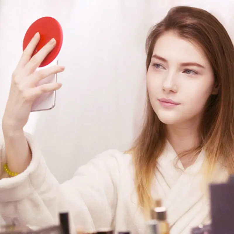 MINE MIRS Беспроводная зарядка LED Tactile Ecran Miroir De Maquillage Professional nel Vanity Avec светодиодные