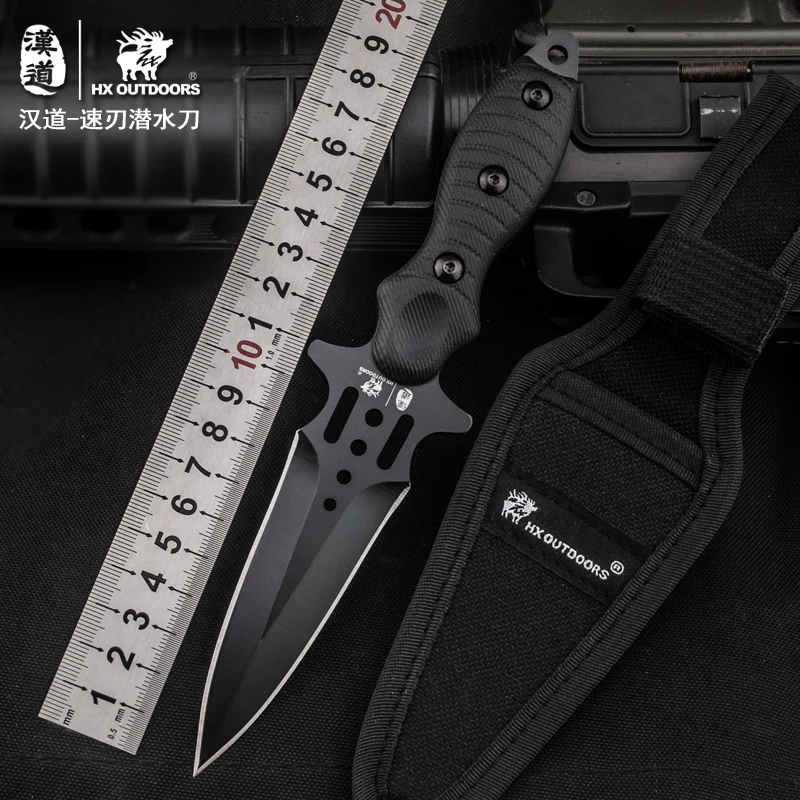 HX на открытом воздухе Быстрый край Дайвинг Нож Открытый тактический высокой