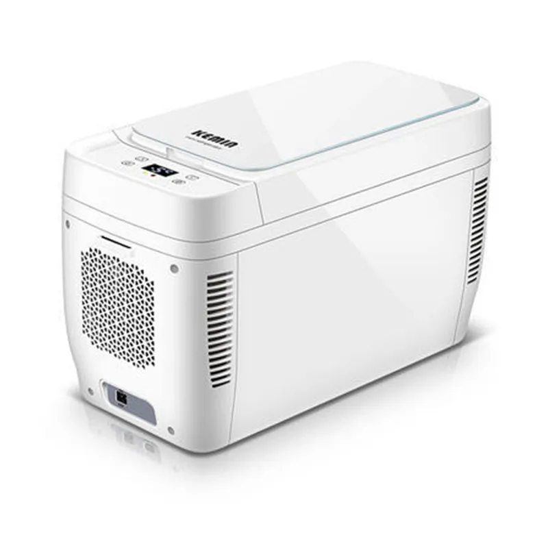 KEMIN 11L двухъядерный автомобильный мини-холодильник, мини холодильник, который работает на холодильное отопления для Ho Применение и автомобиля Применение Портативный морозильник 12V 220V