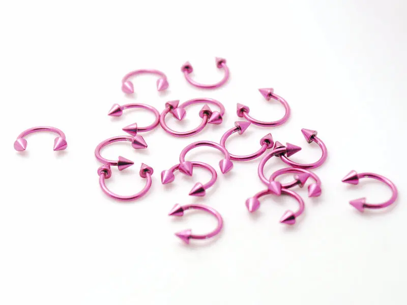 Кольца cbr для пирсинга тела ювелирные изделия конусные круглые кольца в форме