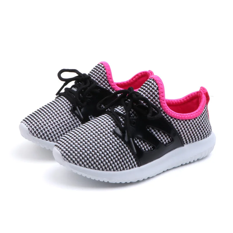 comfy kids new fashion casual shoes of the girls The spring and autumn period EVA sole net cloth boys sneaker baby | Детская одежда и