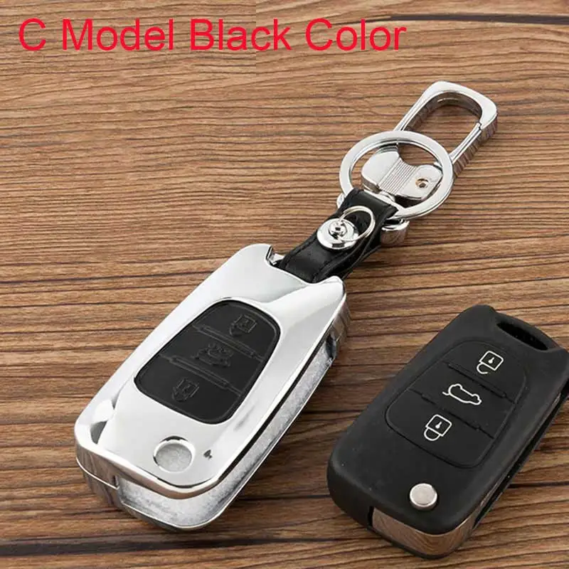 Icecare 3 кнопки цинковый сплав чехол для автомобильного ключа Hyundai I30 ДЛЯ Kia Rio K2 K5 Soul