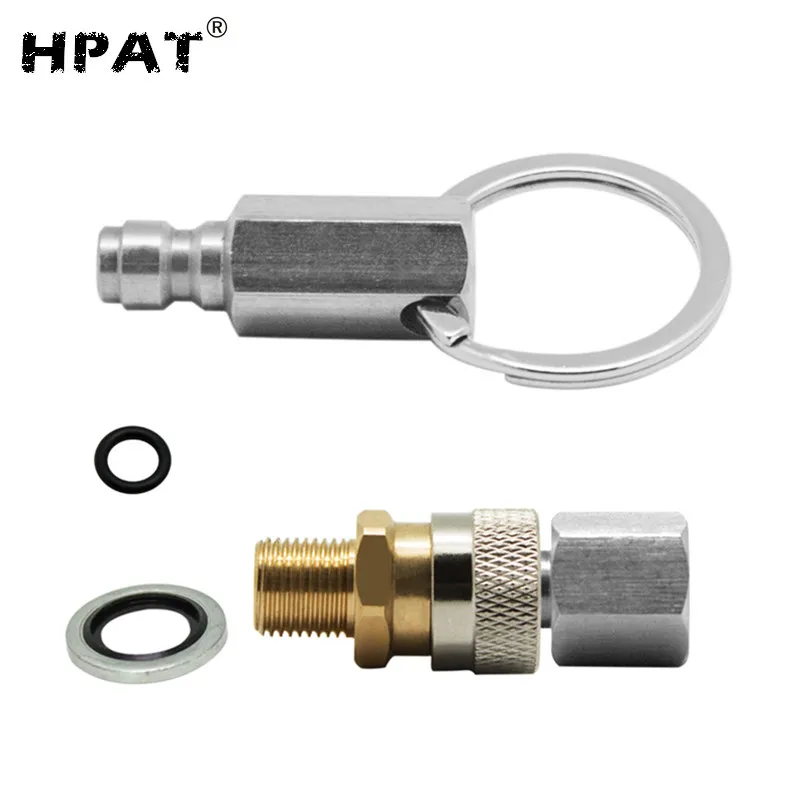 HPAT 1/8BSPP PCP Пейнтбол заполнения брандспойт быстросъемная муфта адаптер Наборы