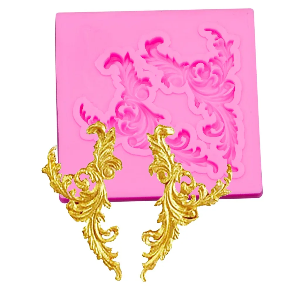 Форма Кружева 3D помадка силиконовая форма для торта формы из полимерной глины