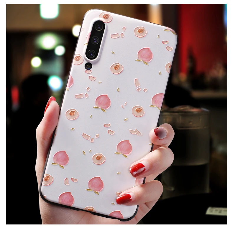 Kawaii Peach Girl чехол для телефона Xiaomi 8 8se 9 9se роскошный защитный чехол для телефона Xiaomi 8 Youth Прекрасный чехол для телефона