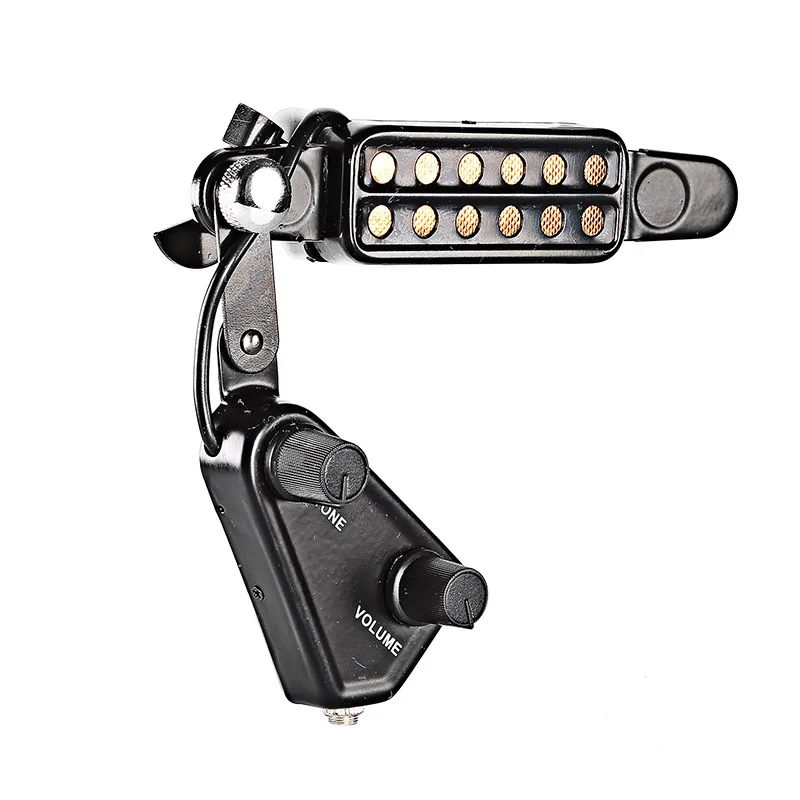 Звукосниматель для акустической гитары с 12 отверстиями Магнитный