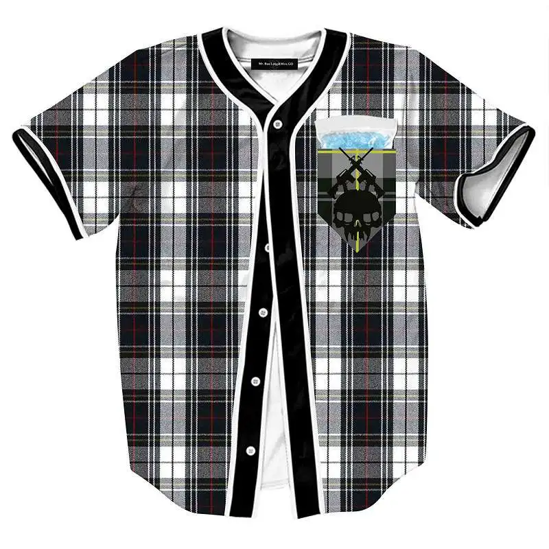 shirt05 Летние Стильные черные рубашки для мужчин Ретро Китай цветочный принт бейсбол Джерси мужские повседневные с v-образным вырезом Camisetas Masculinas Estampas - Цвет: shirt05