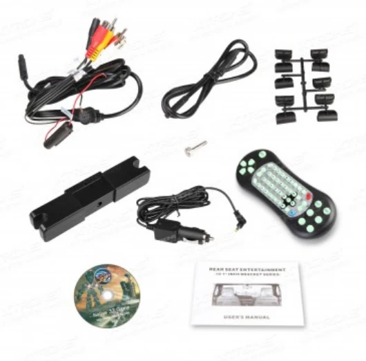 Single 10.1&quot Car Headrest DVD Monitor 1024*600 HDMI Touch Button Game USB SD CD Mp3 Player Portable PC Audio Pillow | Автомобили и