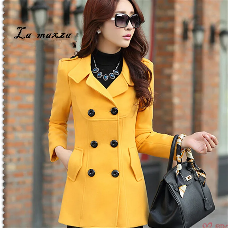 

Женское зимнее пальто 2020 зимнее шерстяное пальто Элегантное повседневное модное пальто одежда больших размеров