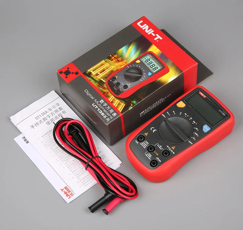 UT136C автоматический Диапазон мультиметр сопротивление частоты температуры |