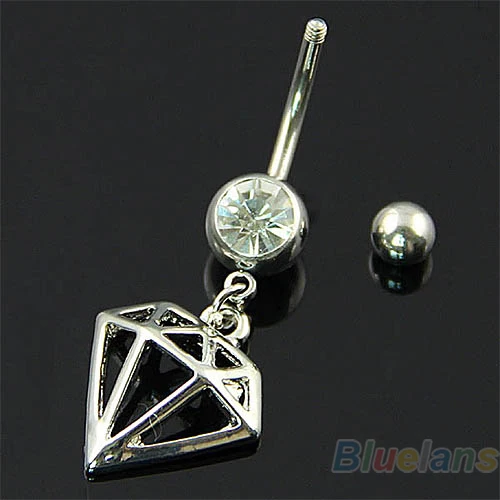 5 шт. 2016 Горячая продажа Мода 14 г основы анодированного титана пупка кольцо