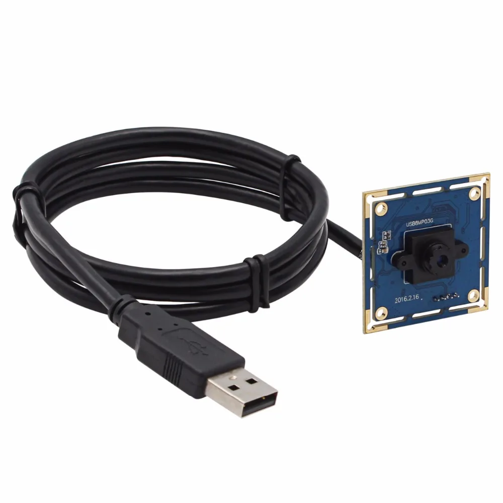 8MP usb модуль камеры высокого разрешения с sony IMX 179 Сенсор и M7 60 градусов