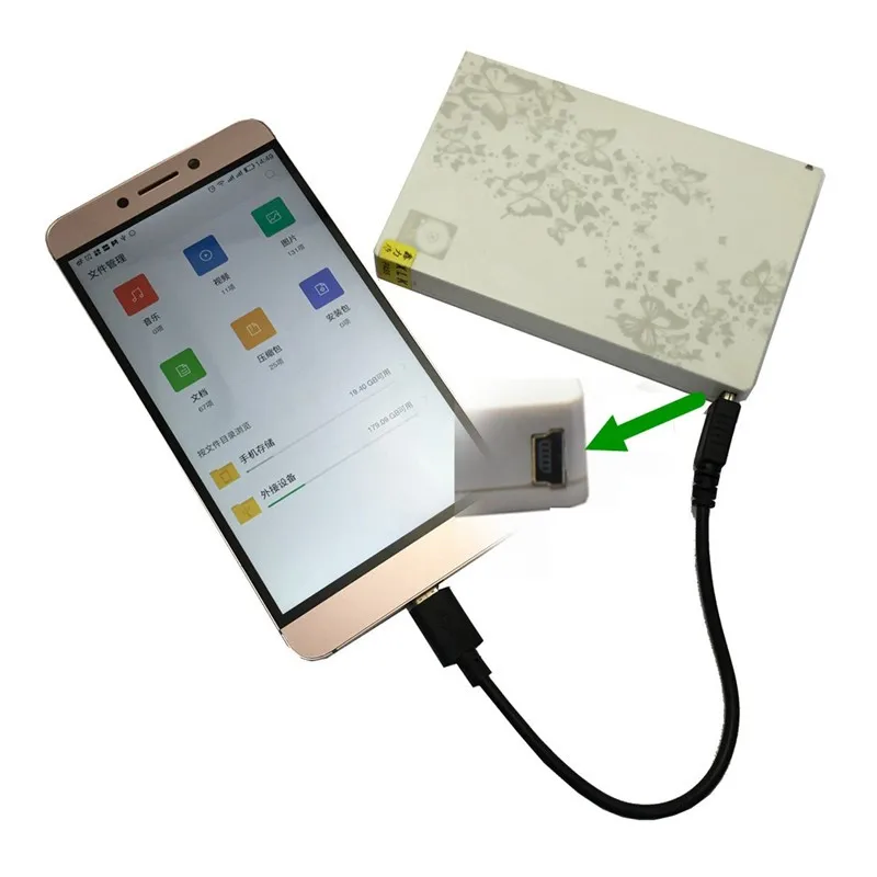 Кабель USB 3 1 хост OTG Тип C папа мини B Мужской кабель для мобильного жесткого