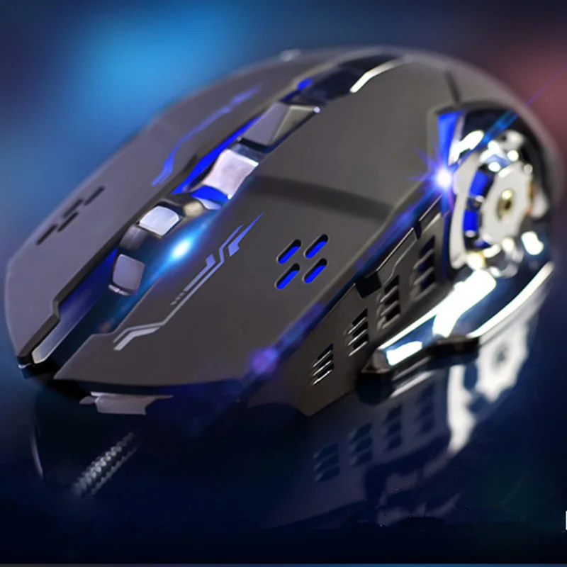 Basix Проводная игровая мышь USB silent 3200 точек/дюйм 6 кнопок оптическая геймер LED с